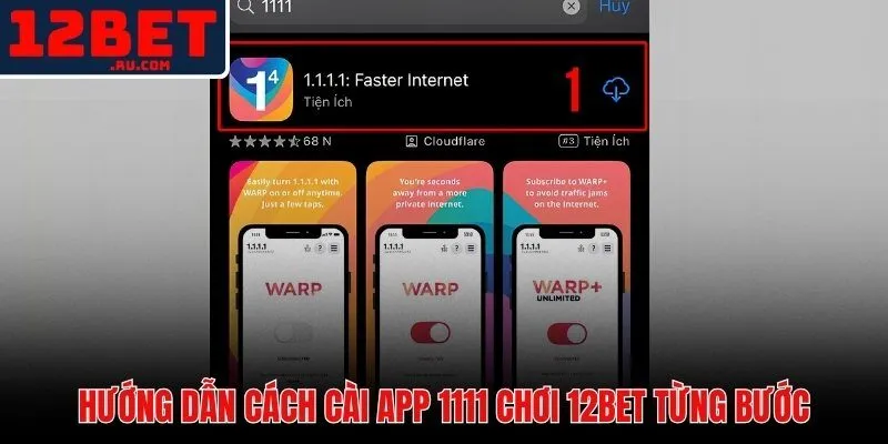 Cách Cài App 1111 Chơi 12BET - Vượt Chặn DNS Trong 5 Phút 3 Cách cài app 1111 chơi 12BET trên Android - iOS - Windows dưới 5 phút
